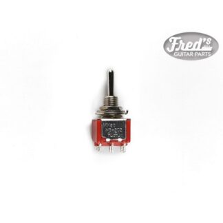 ON-ON MINI SWITCH DPDT CHROME (ROUND)