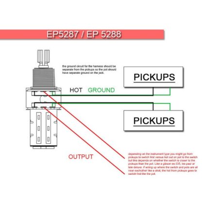 BOURNS PUSH PULL POT 250K AUDIO DUAL – Image 2