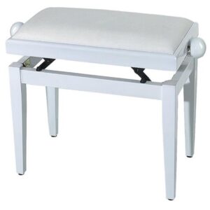 FX BANQUETTE PIANO BLANC MAT VELOURS BLANC