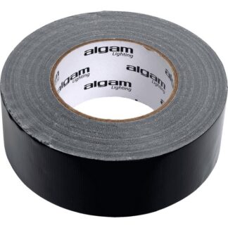 ALGAM RUBANS ADHÉSIFS TOILÉS - ROULEAU ADHÉSIF TISSÉ NOIR 50 MÈTRES