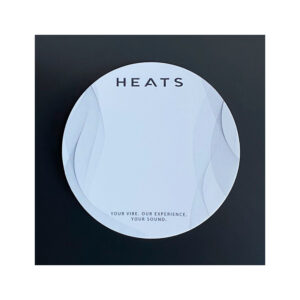 HEATS HEATS® - PS1S PATCH SIMPLE DE GROSSE CAISSE BLANC