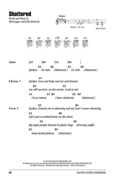 THE ROLLING STONES - GUITAR CHORD SONGBOOK – Image 4