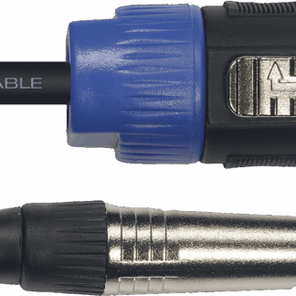 YELLOW CABLE SPEAK ON JACK MALE 9M