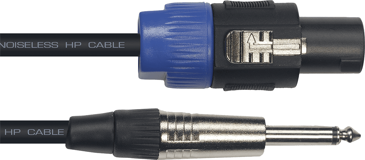 YELLOW CABLE SPEAK ON JACK MALE 9M