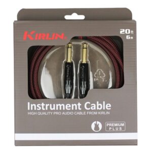 KIRLIN CABLE 6M JACK JACK ROUGE
