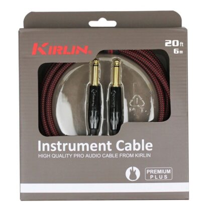 KIRLIN CABLE 6M JACK JACK ROUGE
