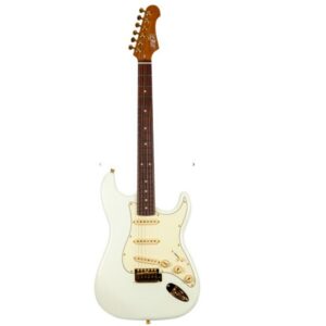 JET GUITARS JS 380 OLYMPIC WHITE GOLD