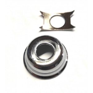 TELE JACK PLATE VINTAGE CHROME AV BUTEE