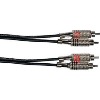 YELLOW CABLE CABLE AUDIO 2 RCA MALES 2 RCA MALES 3M