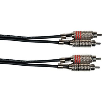 YELLOW CABLE CABLE AUDIO 2 RCA MALES 2 RCA MALES 3M