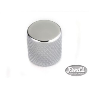 FLAT TOP KNOB P.BASS ET TELE CHROME 6MM (2)