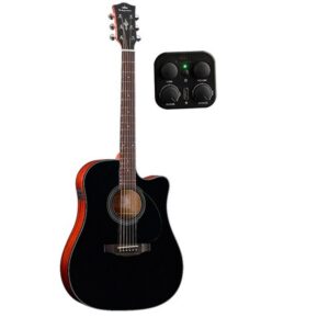 KEPMA PLYTONE SERIES - EDCE-K10 DREADNOUGHT BLACK ELECTRO