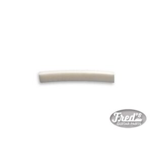 BONE SADDLE BLANK WHITE CURVED