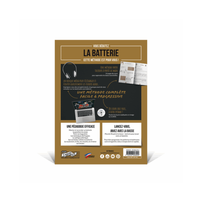COUP DE POUCE METHODE DEBUTANT BATTERIE VOL 1 – Image 2