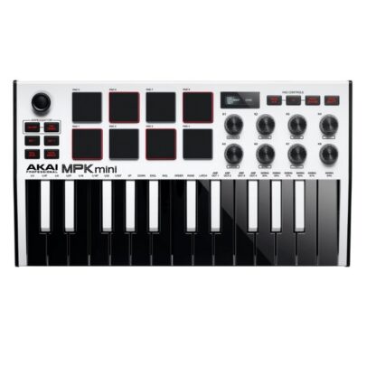 AKAI CLAVIER MAITRE MPK USB 25 MINI NOTES WHITE – Image 2