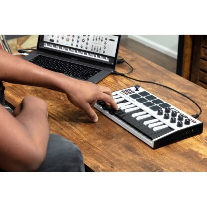 AKAI CLAVIER MAITRE MPK USB 25 MINI NOTES WHITE – Image 4