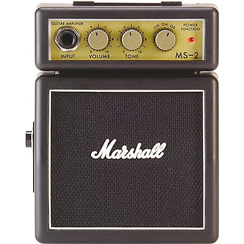 MARSHALL AMPLI 2W NOIR A PILES