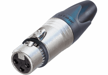 NEUTRIK FICHE FEMELLE XLR 3 PÔLES SÉRIE XX NC3FXX