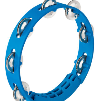 TAMBOURIN NINO ABS 8'' 1 RANG BLEU