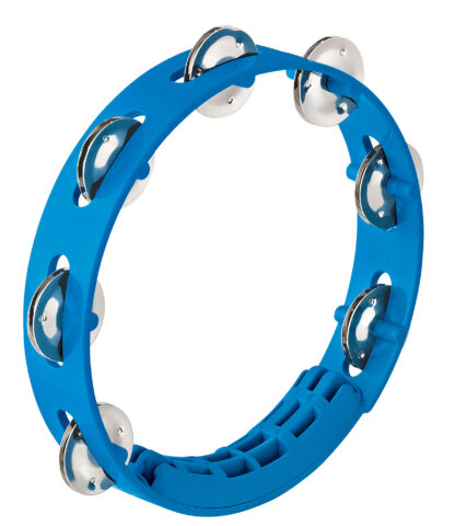 TAMBOURIN NINO ABS 8'' 1 RANG BLEU