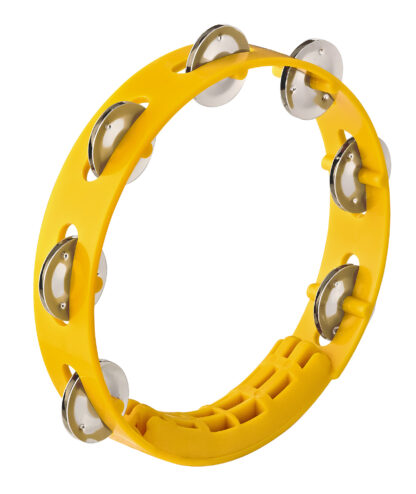 TAMBOURIN NINO ABS 8'' JAUNE