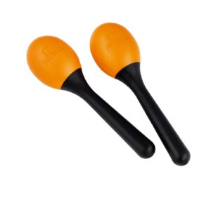 MARACAS NINO PLASTIQUE OVALES ORANGE