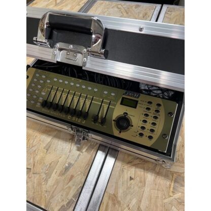 OCCASION NICOLS CONSOLE DMX MASTER C512J DANS SON RACK POUR UTILISATION ET TRANS – Image 3