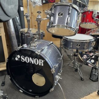 OCCASION SONOR PLAYER SHELL PACK BLACK GALAXY SPARKLE 20 10 14 CC14 HARDWARE