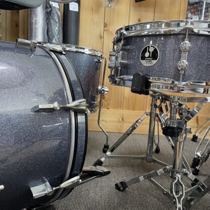 OCCASION SONOR PLAYER SHELL PACK BLACK GALAXY SPARKLE 20 10 14 CC14 HARDWARE – Image 3