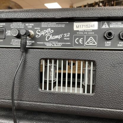 OCCASION FENDER SUPER CHAMP X2 HEAD AND 1X12 CABINET – Image 4