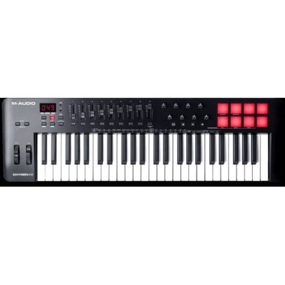 M-AUDIO CLAVIER MAITRE OXYGEN USB MIDI 49 TOUCHES 8 PADS – Image 2