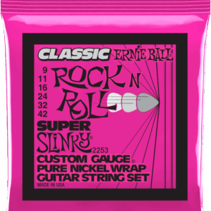 ERNIE BALL CLASSIC PURE NICKEL SUPER SLINKY