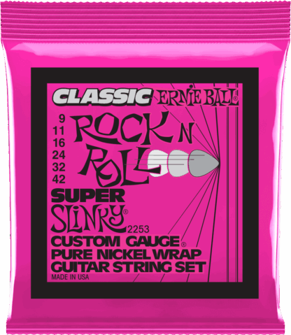 ERNIE BALL CLASSIC PURE NICKEL SUPER SLINKY