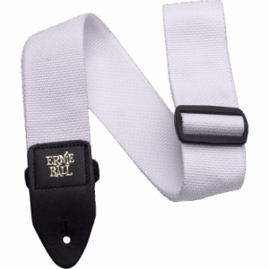 ERNIE BALL COURROIE POLYPROPYLENE BLANCHE