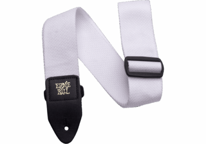 ERNIE BALL COURROIE POLYPROPYLENE BLANCHE
