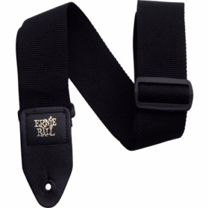 ERNIE BALL COURROIE POLYPROPYLENE NOIRE