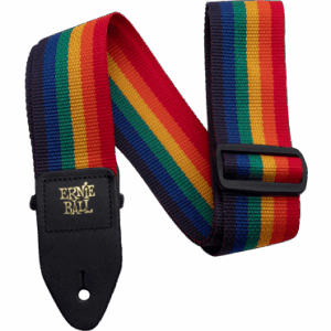 ERNIE BALL COURROIE POLYPROPYLENE RAINBOW