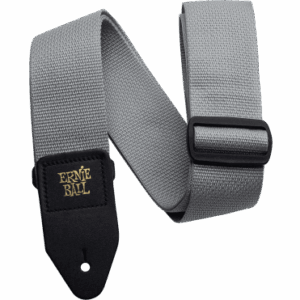 ERNIE BALL COURROIE POLYPROPYLENE GRIS