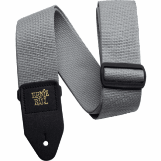 ERNIE BALL COURROIE POLYPROPYLENE GRIS