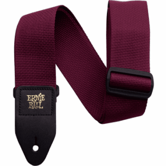 ERNIE BALL COURROIE POLYPROPYLENE BOURGOGNE