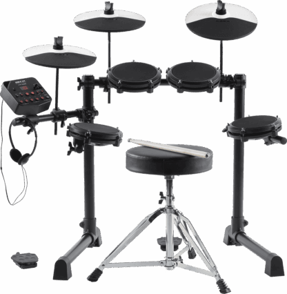 ALESIS BATTERIE ELECTRONIQUE DEBUT KIT MESH 4 FUTS 3 CYMBALES