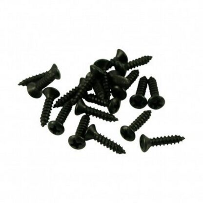 WD MUSIC  BLACK FENDER® PICKGUARD SCREWS PGFB