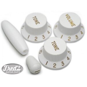 WHITE SET FOR STRAT(1V+2T+SWITCH+TIP)
