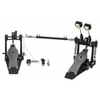 STAGG DOUBLE PEDALE PPD-52 DOUBLE CHAINE