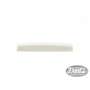 TUSQ NUT FENDER® STYLE SLOTTED FLAT BOTTOM 44.8x3.3x6.5 E-e 34.6