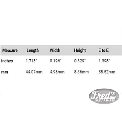 TUSQ NUT SLOTTED 44x5x8.4 E-e 35.5 – Image 2
