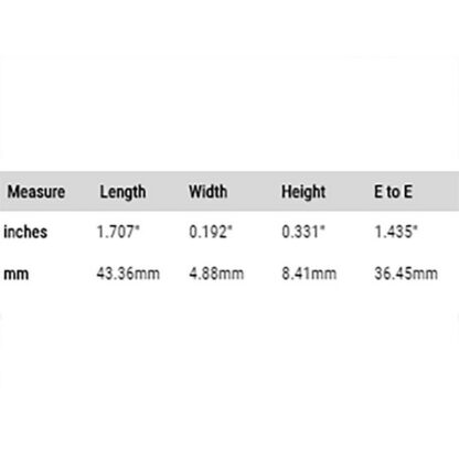 TUSQ NUT SLOTTED LEFT HANDED 43.4x4.9x8.4 E-e 36.5 – Image 2