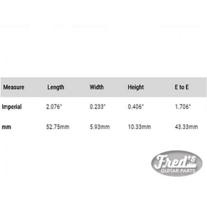 TUSQ NUT CLASSICAL SLOTTED LEFT HANDED 52.8x5.9x10.3 E-e 43.2 – Image 2