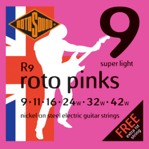 ROTOSOUND PINK NICKEL SET 09-42