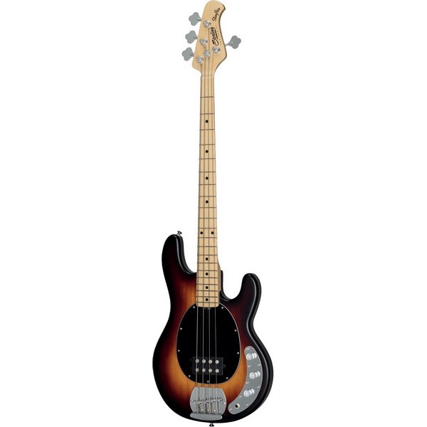 STERLING BY MUSIC MAN STINGRAY 4 VINTAGE SUNBURST SATIN – Silver